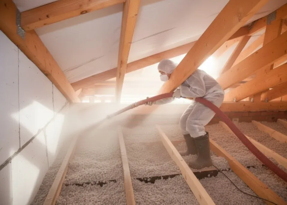 Professional insulation installation